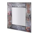 Miroir Murale Rock Vintage, L64 X H74 X P3 Cm