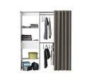 Kit Placard Extensible Space En Panneaux De Particules Blanc Perle - Dim 168,2 X 187 X 50 Cm