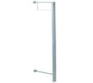 Garderobe Murale Coloris Alu - Dim : L 4 X P 38 X H 181 Cm