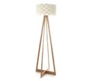 Lampadaire En Bambou Et Papier - Dim : H 150 X D 50 Cm