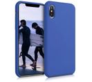 Coque De Protection Pour Mobile Iphone Xr Bleu Souple Silicone - Visiodirect -