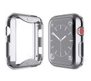 Coque De Protection Pour Apple Watch Serie 4 / Serie 6 / Serie Se 44 Mm Argent -