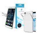 Verre Trempé + Coque De Protection Transparente Souple Pour Samsung Galaxy A31 Sm-a315f 6.4"