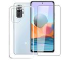 Film Verre Trempé Pour Xiaomi Redmi Note 10 Pro 6.67" (m2101k6g)+coque De Protection Souple