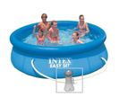 Kit Piscine gonflable Autoportante "Easy Set" 3,05x 0,76m Bleu avec pompe de filtration