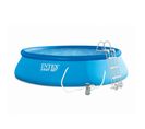 Piscine gonflable Autoportante "Easy Set" 4.57x1.07 m avec filtration, bâche, Echelle, Tapis de sol