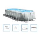 Ensemble De Piscine Ovale 610x305x122 Cm 26798gn