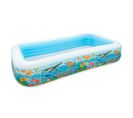 Piscine Gonflable Rectangulaire "family" Bleu