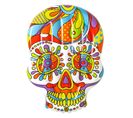 Île Gonflable Bestway Crâne Mexicain Fiesta Skull