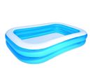 Piscinette Gonflable Bleue Bestway 262 X 175 X 51 Cm