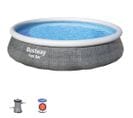 Ensemble De Piscine Gonflable Fast Set Avec Pompe 396x84 Cm