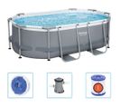 Piscine Hors Sol Power Steel Ovale 305x200x84 Cm