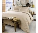 Housse De Couette 240x260 Flanelle De Coton Sable