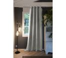 Rideau Occultant Polyester Gris 140x280 Cm