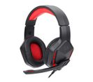 Casque Gamer Themis (h220) Avec Micro Intégré, Réglage Volume, Mute Micro Et Retroéclairage Rouge