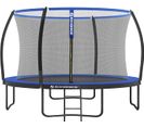 Trampoline Extérieur, Diamètre 305 Cm, Noir Et Bleu