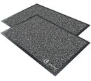 Lot De 2 Tapis De Porte Paillasson 40x60cm Anthracite