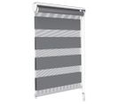 Store Enrouleur Jour Nuit Double 90x150cm Gris