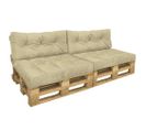 Lot De 4 Coussins Pour Palettes En Bois Beige