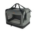 Sac Transport Pliable Chien Chat Caisse Cage Portable 60x44x44cm Gris