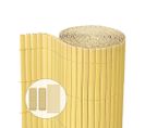 Canisse Pvc Brise Vue Ultra Renforce Avec Attaches De Fixation 80x500cm Beige