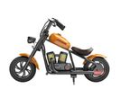 Challenger 12 Plus Moto Électrique Pour Enfants Avec Haut-parleur Bluetooth Brouillard Simulé-orange