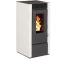 Poêle À Granule Marina 14kw Étanche Blanc - Interstoves - M14kweb