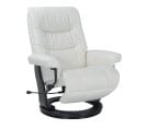 Fauteuil De Relaxation Design - Max - Cuir Blanc