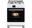 Cuisinière Mixte 3 feux gaz+1 électrique Blanc - Lkm648988w