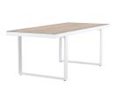 Table De Jardin Merlo Blanc 200x90x75 Cm