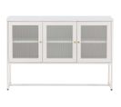 Buffet 3 Portes En Acier Malla Blanc