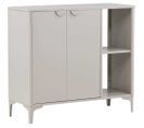 Buffet 2 Portes 2 Cases Piring Beige