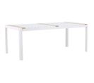 Table De Jardin Togo Blanc 200x100x75 Cm