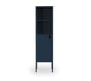 Uno - Colonne De Rangement En Bois 1 Porte 2 Niches H152cm - Couleur - Bleu Canard