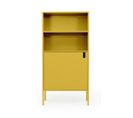 Uno - Buffet Haut En Bois 1 Porte H152cm - Couleur - Jaune Moutarde