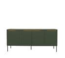 Switch - Buffet En Bois 4 Portes L173cm - Couleur - Vert Forêt