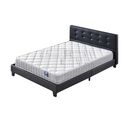 Ensemble Matelas + Lit Avec Tête De Lit 140x200 Cm, Eliha 20 Cm D’épaisseur Mousse Haute Densité