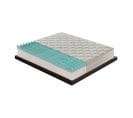 Matelas Mousse 140x200 - Accueil Mémoire De Forme - Hauteur 25 Cm - Housse Amovible - Modèle Ibiza