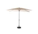 Parasol Salou Aluminium, Acier Et Polyester Brun