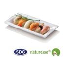 Assiette En Pulpe De Cellulose Elégance 26x13 Cm - Lot De 500 - Sdg