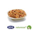 Assiette Carrée Creuse Pulpe De Cellulose 17x17 Cm - Sdg - Lot De 500