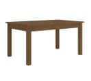 Table Basse Marron Miel 80x50x40 Cm Bois Massif De Pin