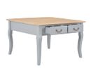 Table Basse Gris 80 X 80 X 50 Cm Bois