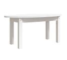 Table Basse Blanc 80x40x35 Cm Bois Massif De Pin