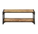 Table Basse 90x45x35 Cm Bois De Manguier Massif Brut