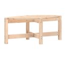 Table Basse 87x48x35 Cm Bois Massif De Pin