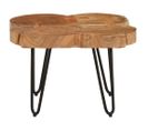 Table Basse 36 Cm 4 Troncs Bois D'acacia Massif