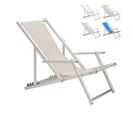 Chaise Pliante Longue Avec Accoudoirs Plage Jardin Camping Mira