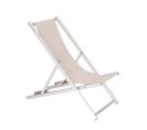 Chaise Longue Pliante Réglable Pour Plage Et Camping En Aluminium Cove