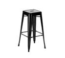 Tabouret De Bar Design Industriel En Acier Métal Monet